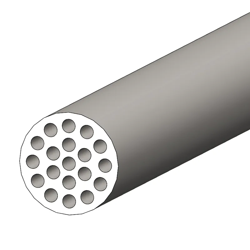 Membrane tubulaire en carbure de silicium